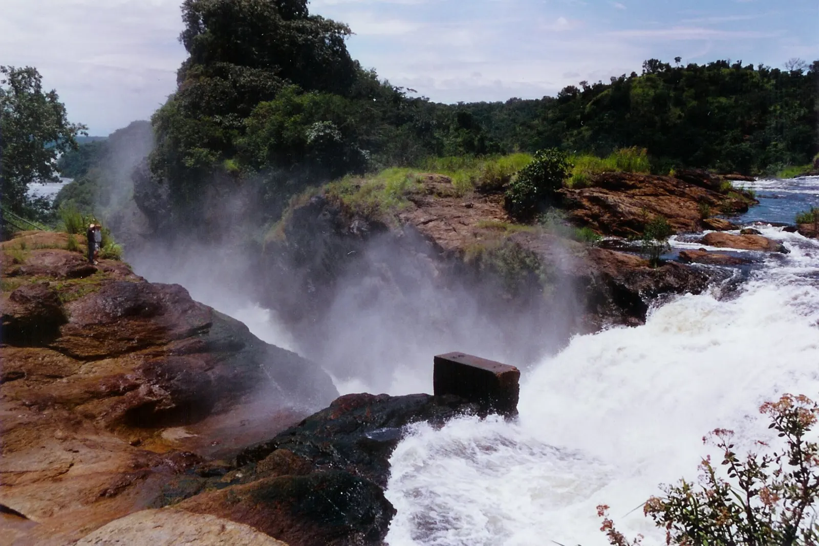 Murchison Falls seen from above, Uganda